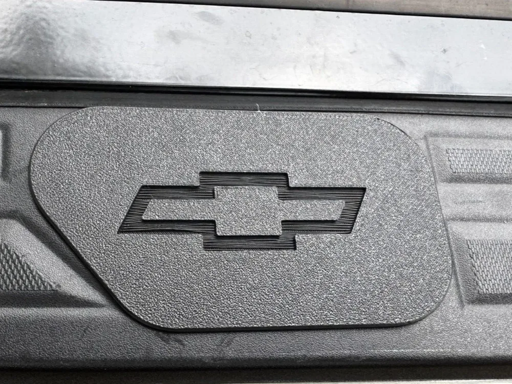 Chevy Bowtie stake pocket cover
